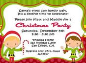 Blank Christmas Party Invitations