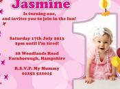 Baby Girl Birthday Invitations