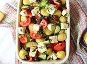 Greek Potato Salad with Tofu Feta Vegan Recipe