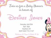 Make Minnie Mouse Baby Shower Invitations