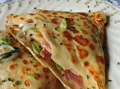 Ham, Gruyere Spring Onion Crepes