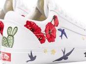 While Flowers Last: Vans Skool Embellished Leather-Trimmed Canvas Sneaker
