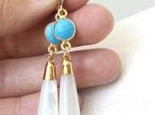 Everyday Sparkle Peggy Turquoise Mother Pearl Earrings