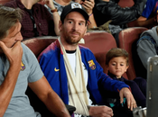 Injured Lionel Messi Wears Sling Watches Barcelona Match With (Photos)