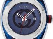 Black Swiss Unisex Gucci Striped Rubber Strap Watch $284.00