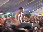 Shameless Nairobi Lady Pervertedly Undresses Rapper Desiigner Leaving Buttocks Exposed