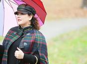 What Wore: Talbots Plaid Cape