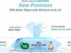 Mother Sparsh Launches Unscented Water Wipes Extra Care #UnscentedWaterWipes #SuperThickFabric #SensitiveBabyWipes