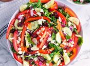 Healthy Greek Salad with Feta