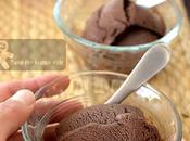 Dark Chocolate Gelato Made with Cream, Maximal Minimal Sugar