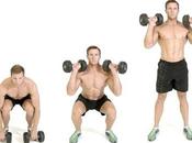 Dumbbell Clean Press: Exercise Body Strength