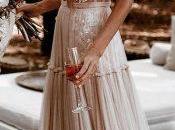 Stylish Bohemian Wedding Look