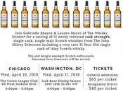 Join Whisky Sisters Chicago Washington, Exclusive John Milroy Tasting