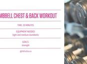 Dumbbell Chest Back Workout