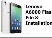 Flash Lenovo A6000 Stock File Tool