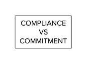 This, That: Compliance Commitment