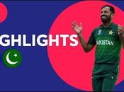 Zealand Pakistan Match Highlights Cricket World 2019