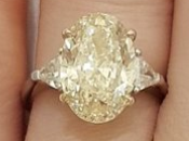 Lemony Yellow Engagement Ring