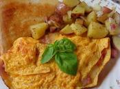 Salami Cheese Omelette