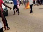 BREAKING: Ekiti Varsity Students Protest Arrest Suspected Yahoo Boys Campus