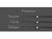 Texture Clarity DeHaze Adobe Lightroom/ACR