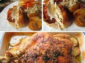 Roasted Garlic Herb Chicken with Melting Potatoes