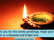 Thank Diwali Wishes Reply