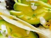 Vegetarian Mexican Tacos with Lime Crema Read