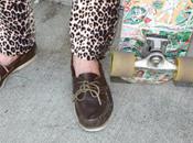 Leopard, Sperrys, Shades Skateboard