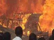Lagos: Popular Balogun Market Fire (Video)