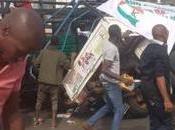 BREAKING: Many Injured Truck Conveying Protesters Abuja Tumbles