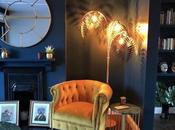 Antique Bronze Palm Leaf Floor Lamp, Styled Ways