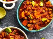 Spicy Slow Cooker Chickpea Chili (+Instant Pot)