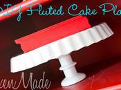 Fluted Cake Plate