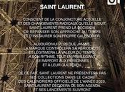 Saint Laurent Steps Fashion Week