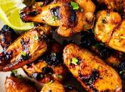 Grilled Chicken Wings with Sticky Thai Glaze