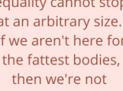 “I’m Fat, That Fat” Fallacy