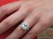 Phenomenal 3.01ct Cushion Brilliant Engagement Ring