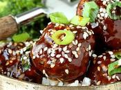 Sweet Spicy Korean Meatballs