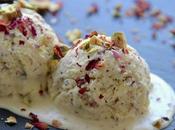Cashew-Rose Flavored Ice-cream Without Cream, Easy Tempting