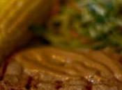 Pork Chops with Broccoli Corn Slaw