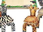 Take Africa With Safari Table Chaits