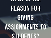 What Reason Giving Assignments Students?