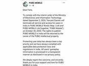 PUBG Mobile Will Stop Working India from Tommorow