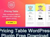 Pricing Table WordPress Plugin Free Download