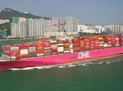 1816 Containers Lost Over Board Rough Weather Apus Arrived Port Kobe