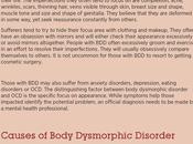 Body Dysmorphic Disorder: Characteristics, Causes Treatment