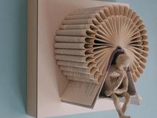 Daniel Lai, “Kenjio” Book Sculptures