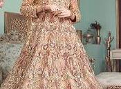 Powder Blue Maxi Banarsi Jamawar Lehenga Engagement Wear