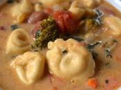 Veganized Rustic Tortellini Soup from Grilled Cheese Social